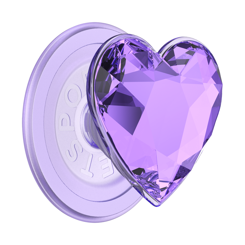 Crystal Heart Lavender —  MagSafe PopGrip - US 14569