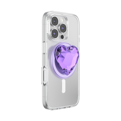 Crystal Heart Lavender —  MagSafe PopGrip - US 56962