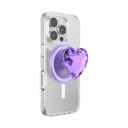 Crystal Heart Lavender —  MagSafe PopGrip - US 56962