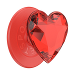 Crystal Heart Rosso —  MagSafe PopGrip - US 64486
