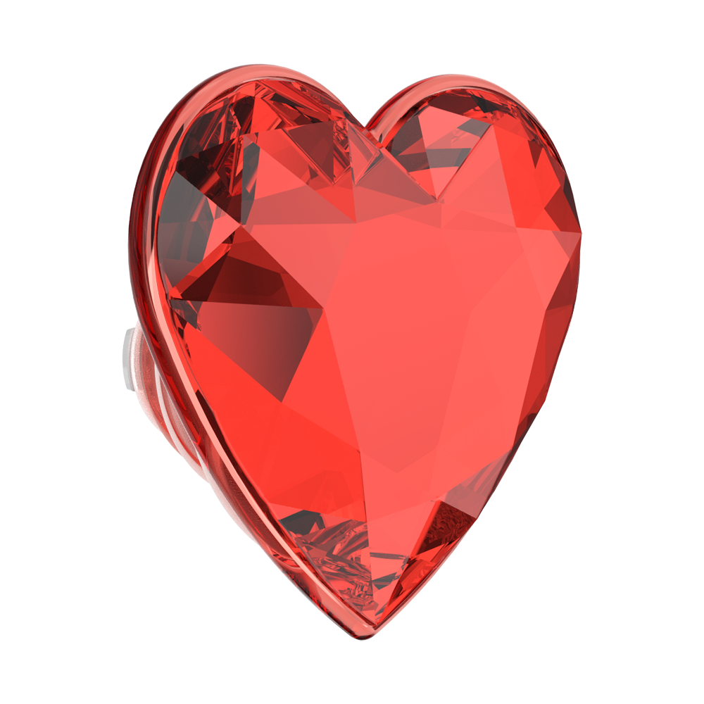 Crystal Heart Rosso —  MagSafe PopGrip - US 26862