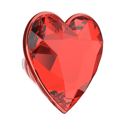 Crystal Heart Rosso —  MagSafe PopGrip - US 64486