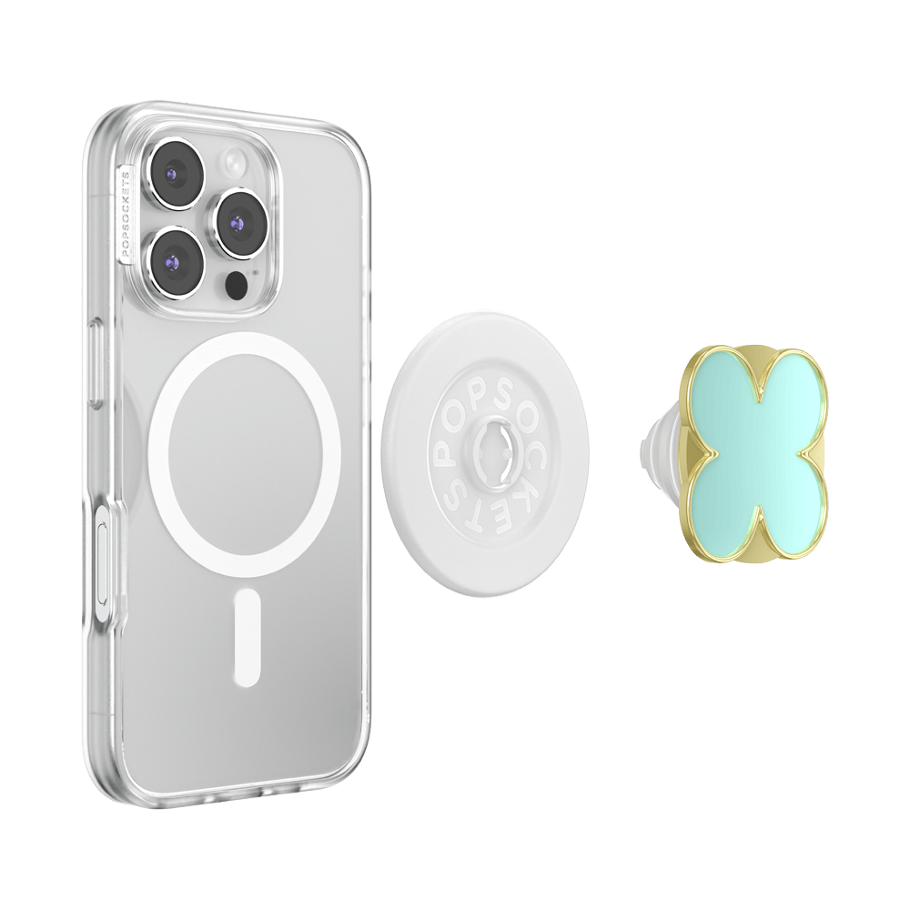 Enamel Clover Mint — MagSafe PopGrip - US 04153