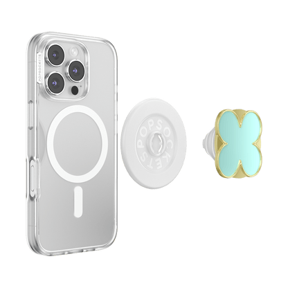 Enamel Clover Mint — MagSafe PopGrip - US 58888