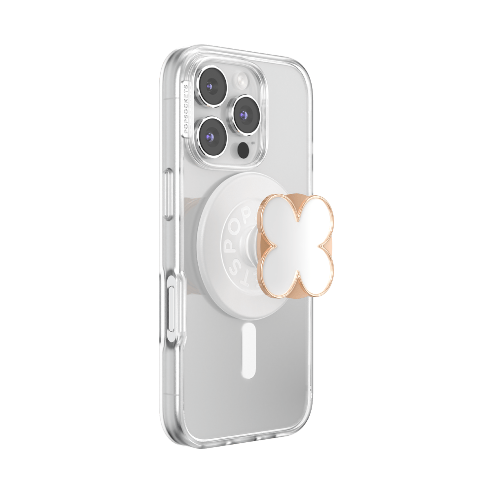 Enamel Clover Rose Gold — MagSafe PopGrip - US 91833