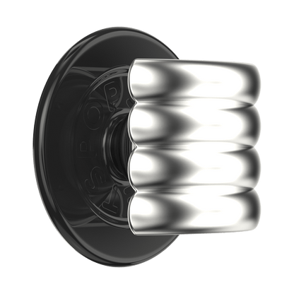 Enamel Puffy Stack Silver —  MagSafe PopGrip - US 94634