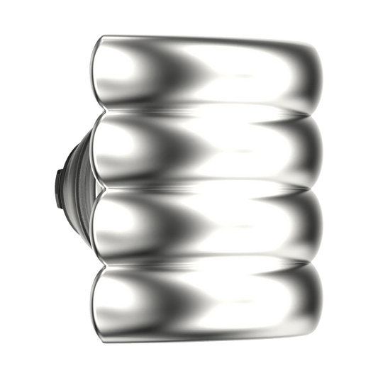 Enamel Puffy Stack Silver — PopTop - US 48278