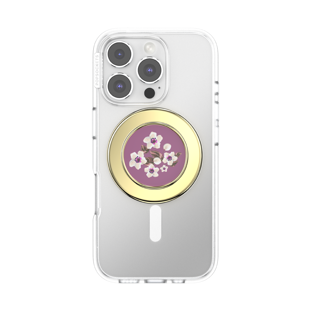 Enamel Floral Mauve — MagSafe PopGrip - US 76939