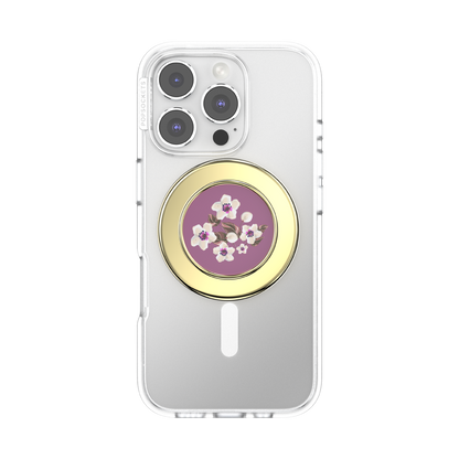 Enamel Floral Mauve — MagSafe PopGrip - US 76939