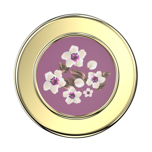 Enamel Floral Mauve — MagSafe PopGrip - US 76939