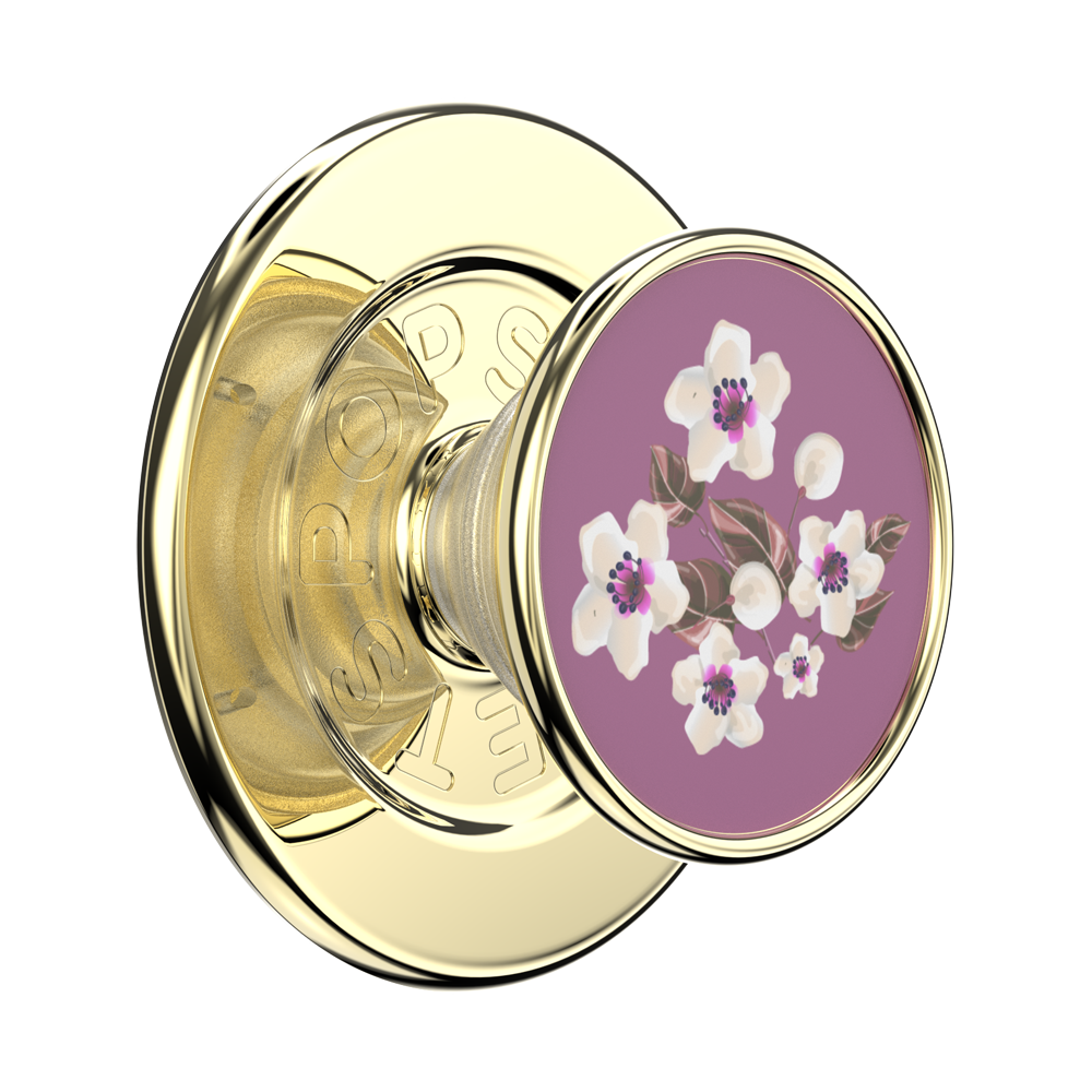 Enamel Floral Mauve — MagSafe PopGrip - US 24236