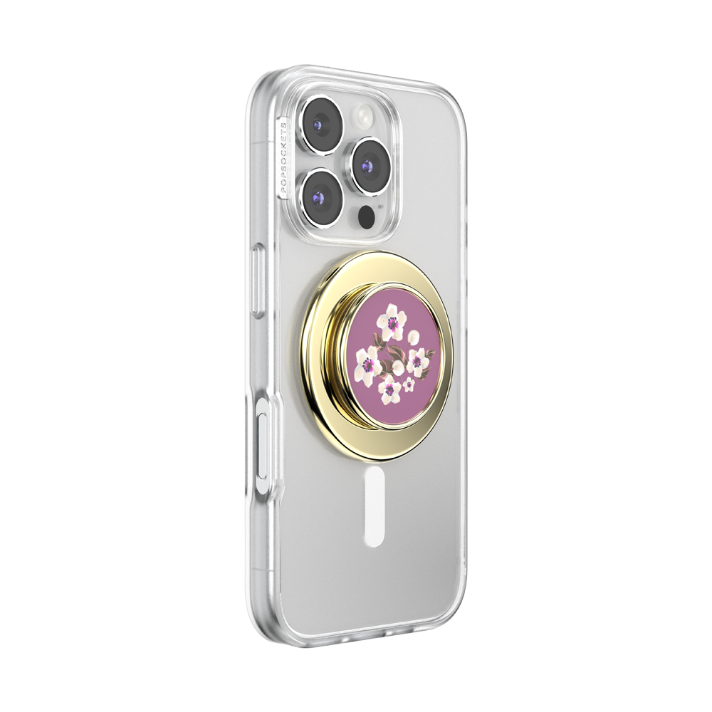 Enamel Floral Mauve — MagSafe PopGrip - US 24236