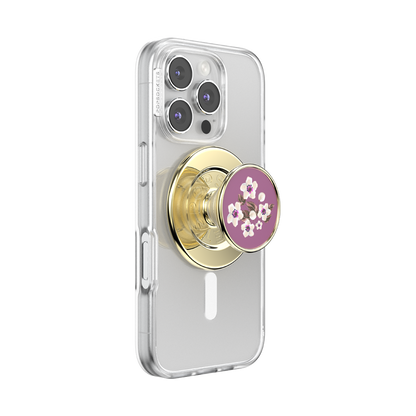 Enamel Floral Mauve — MagSafe PopGrip - US 24236