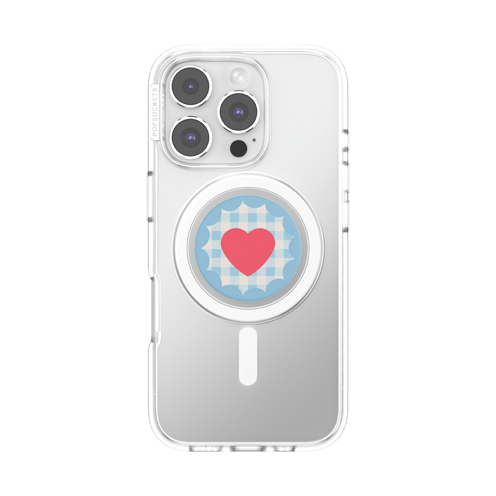 Gingham Heart —  MagSafe PopGrip - US 81866
