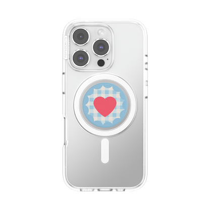Gingham Heart —  MagSafe PopGrip - US 17148