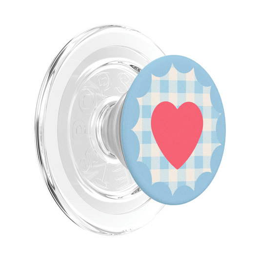 Gingham Heart —  MagSafe PopGrip - US 17148