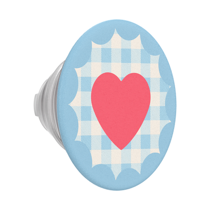Gingham Heart —  MagSafe PopGrip - US 17148