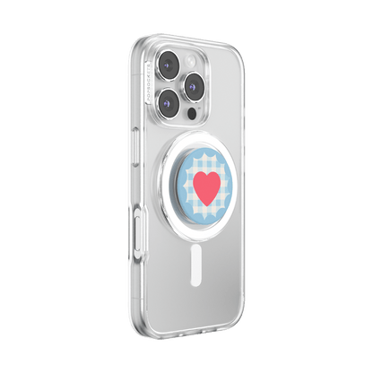 Gingham Heart —  MagSafe PopGrip - US 81866
