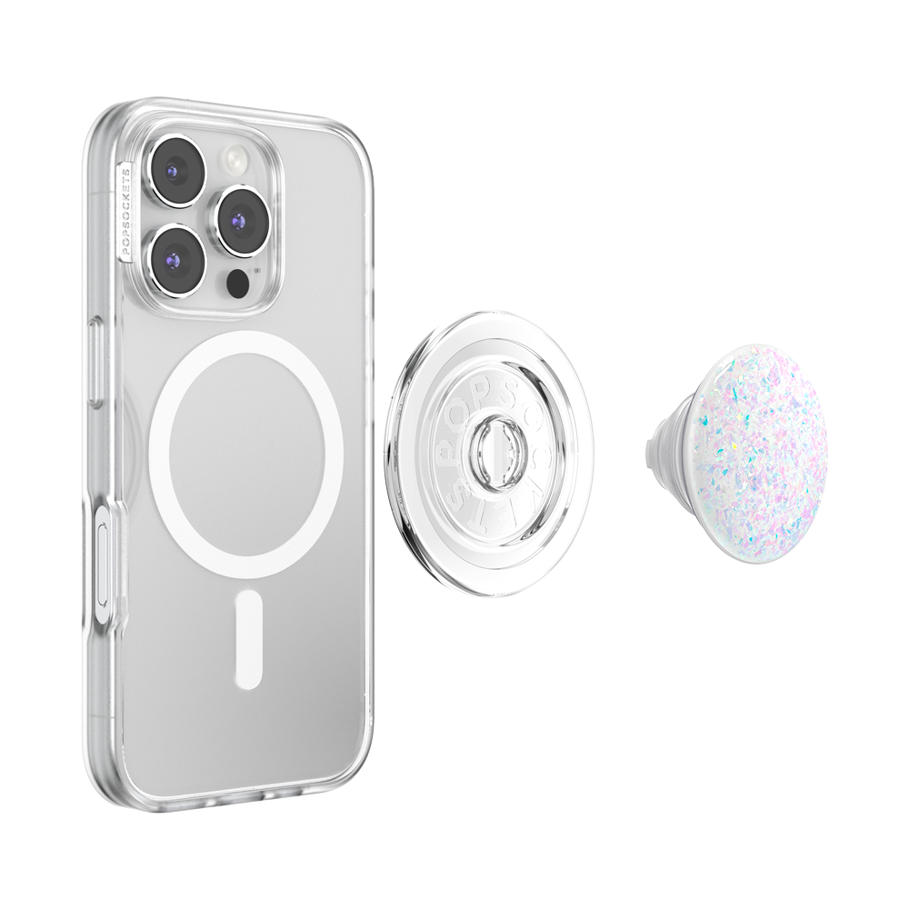 Iridescent Confetti White — MagSafe PopGrip - US 17718