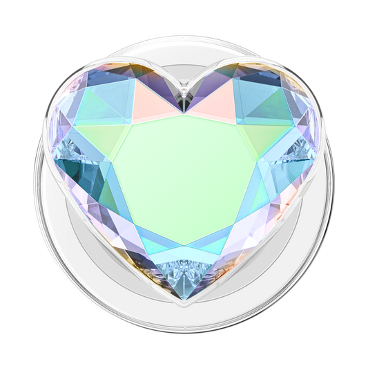 Iridescent Crystal Heart — MagSafe PopGrip - US 02520