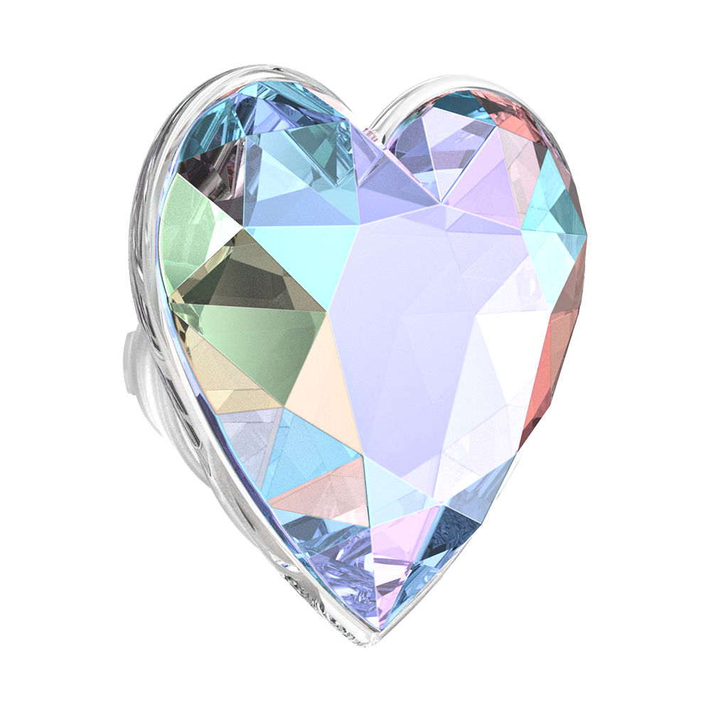 Iridescent Crystal Heart — MagSafe PopGrip - US 02520