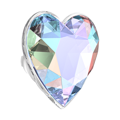 Iridescent Crystal Heart — MagSafe PopGrip - US 96557
