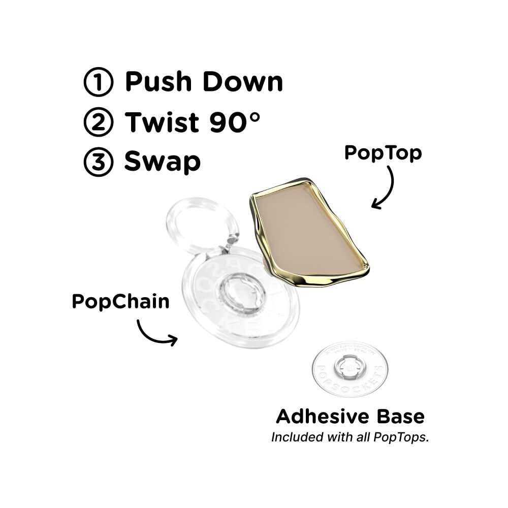 Enamel Latte Cut — PopTop - US 15130