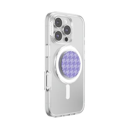 Lilac Houndstooth — MagSafe PopGrip - US 62309