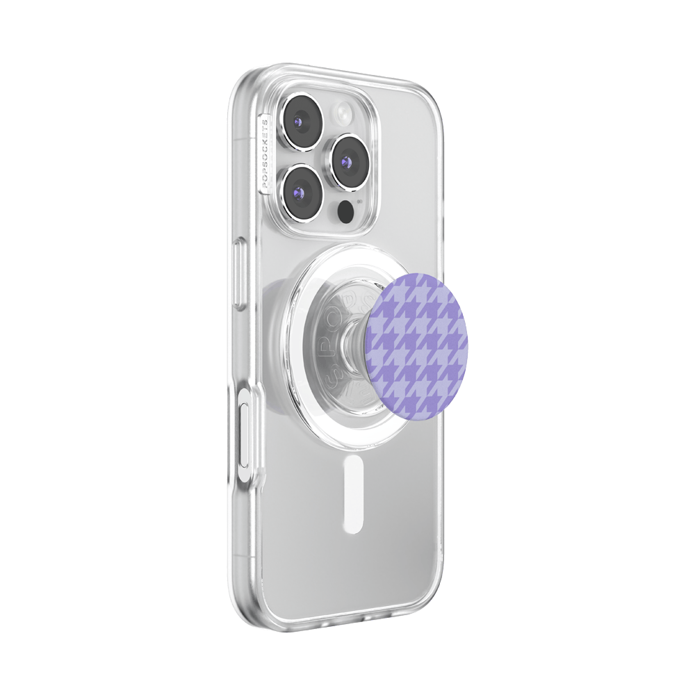 Lilac Houndstooth — MagSafe PopGrip - US 62309