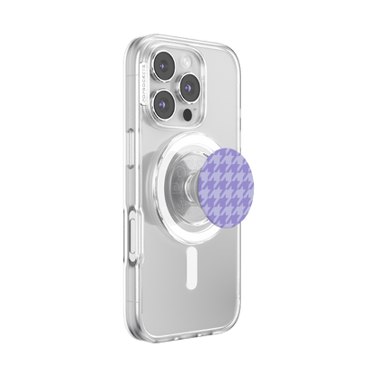Lilac Houndstooth — MagSafe PopGrip - US 62309