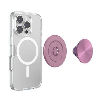Aluminum Mauve Radial — MagSafe PopGrip - US 47065