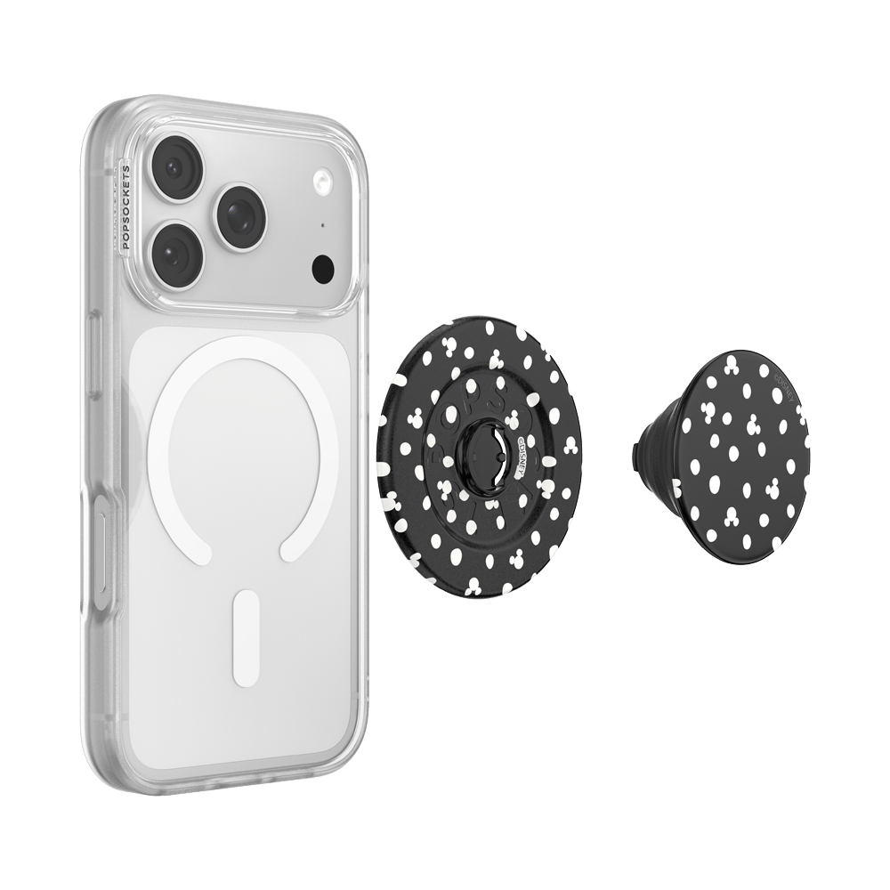 Mickey Polka Dot Black — MagSafe PopGrip - US 78067
