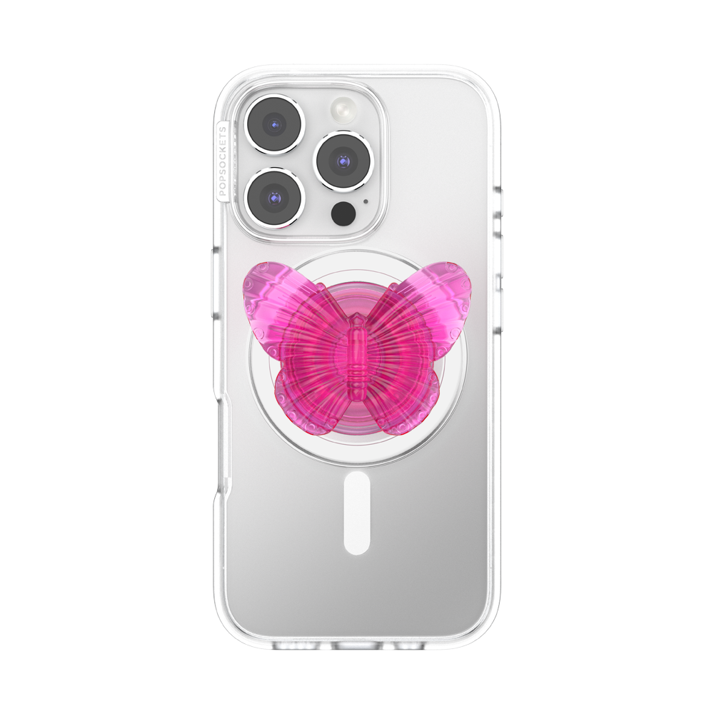 Molded Butterfly Magenta — MagSafe PopGrip - US 72758