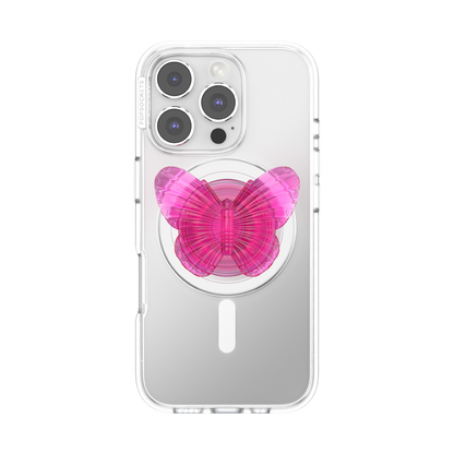 Molded Butterfly Magenta — MagSafe PopGrip - US 72758
