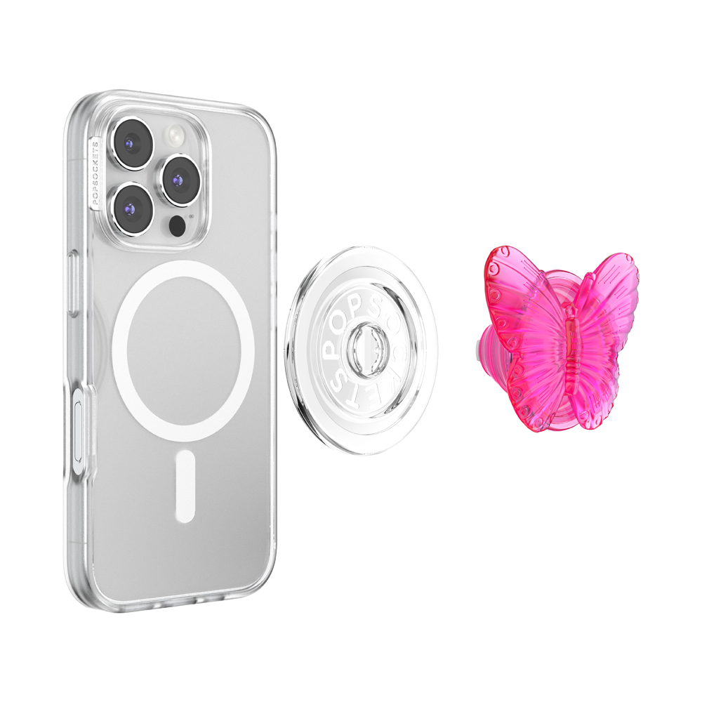 Molded Butterfly Magenta — MagSafe PopGrip - US 51445