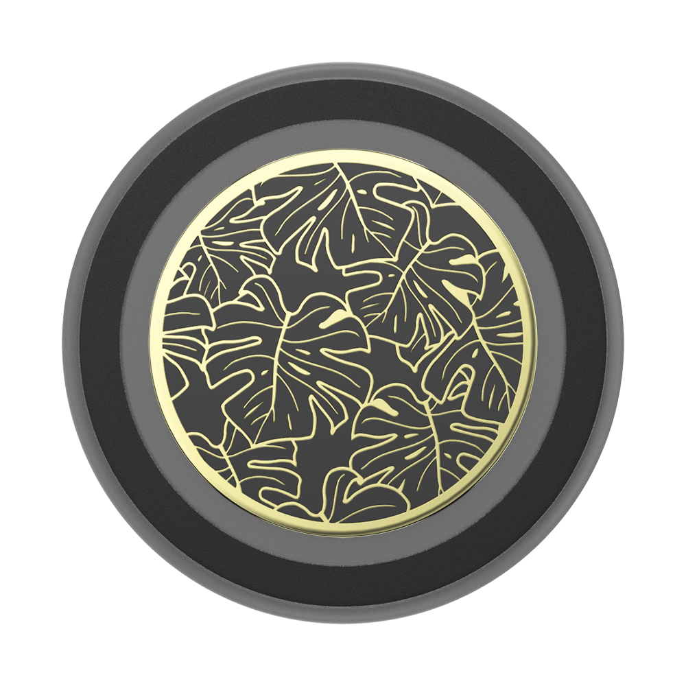 Enamel Monstera Black — MagSafe PopGrip - US 19917