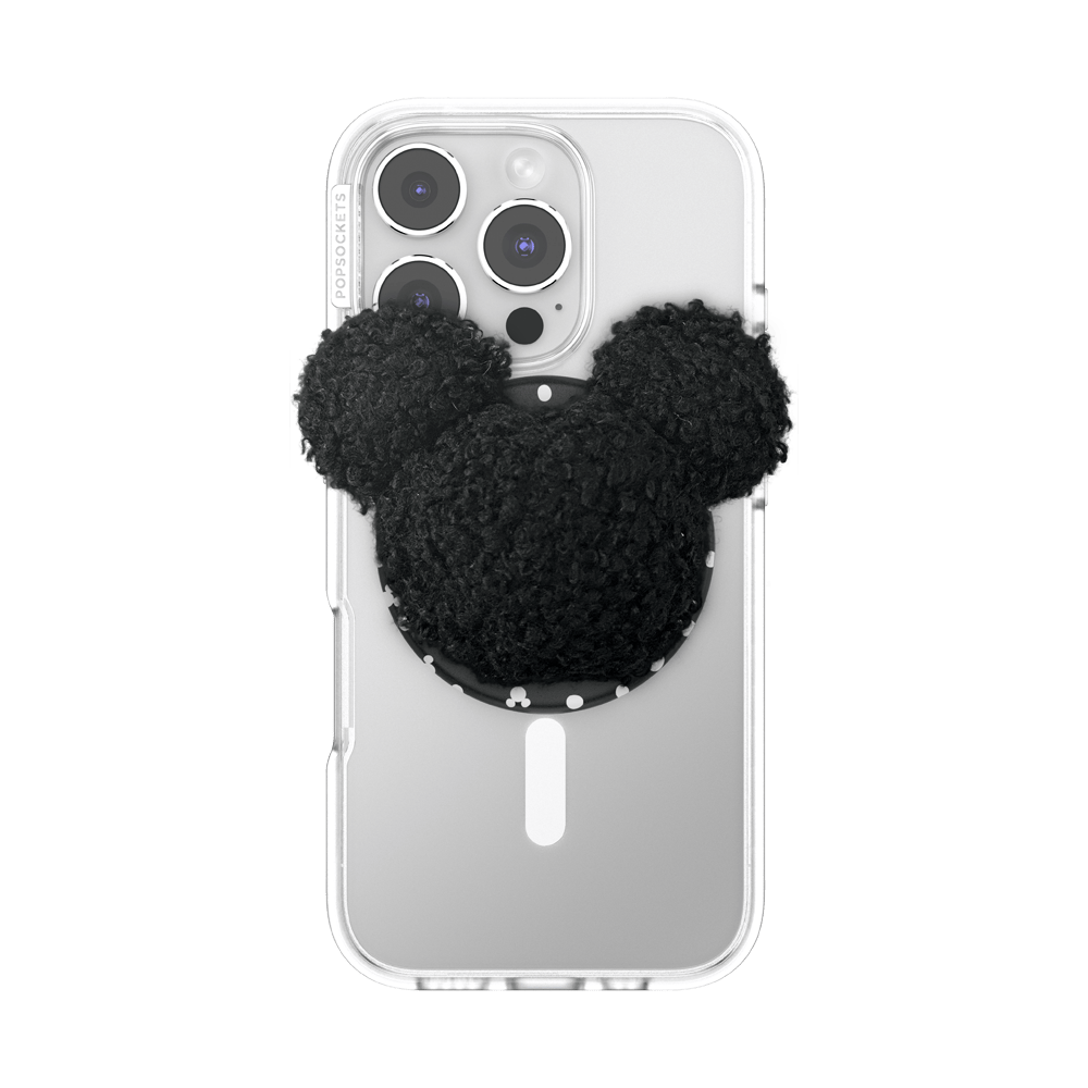 Plush Mickey Black — MagSafe PopGrip - US 16184