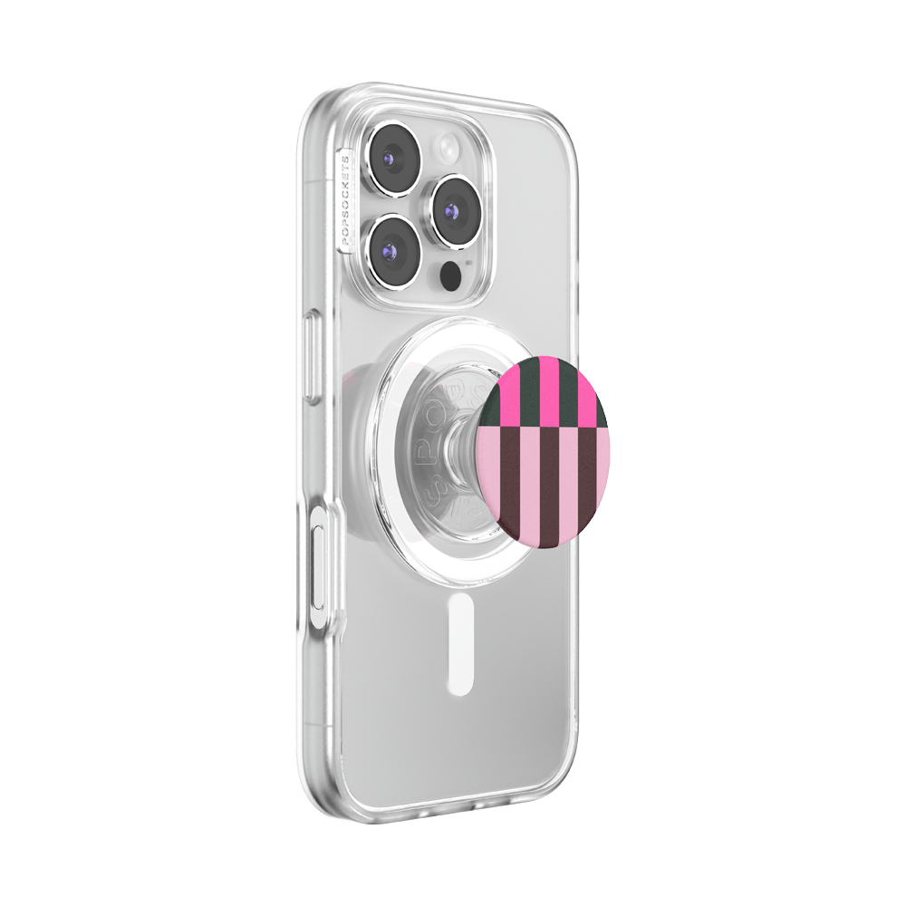 Pop of Pink Stripe — MagSafe PopGrip - US 80012