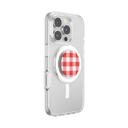 Red Gingham — MagSafe PopGrip - US 77099