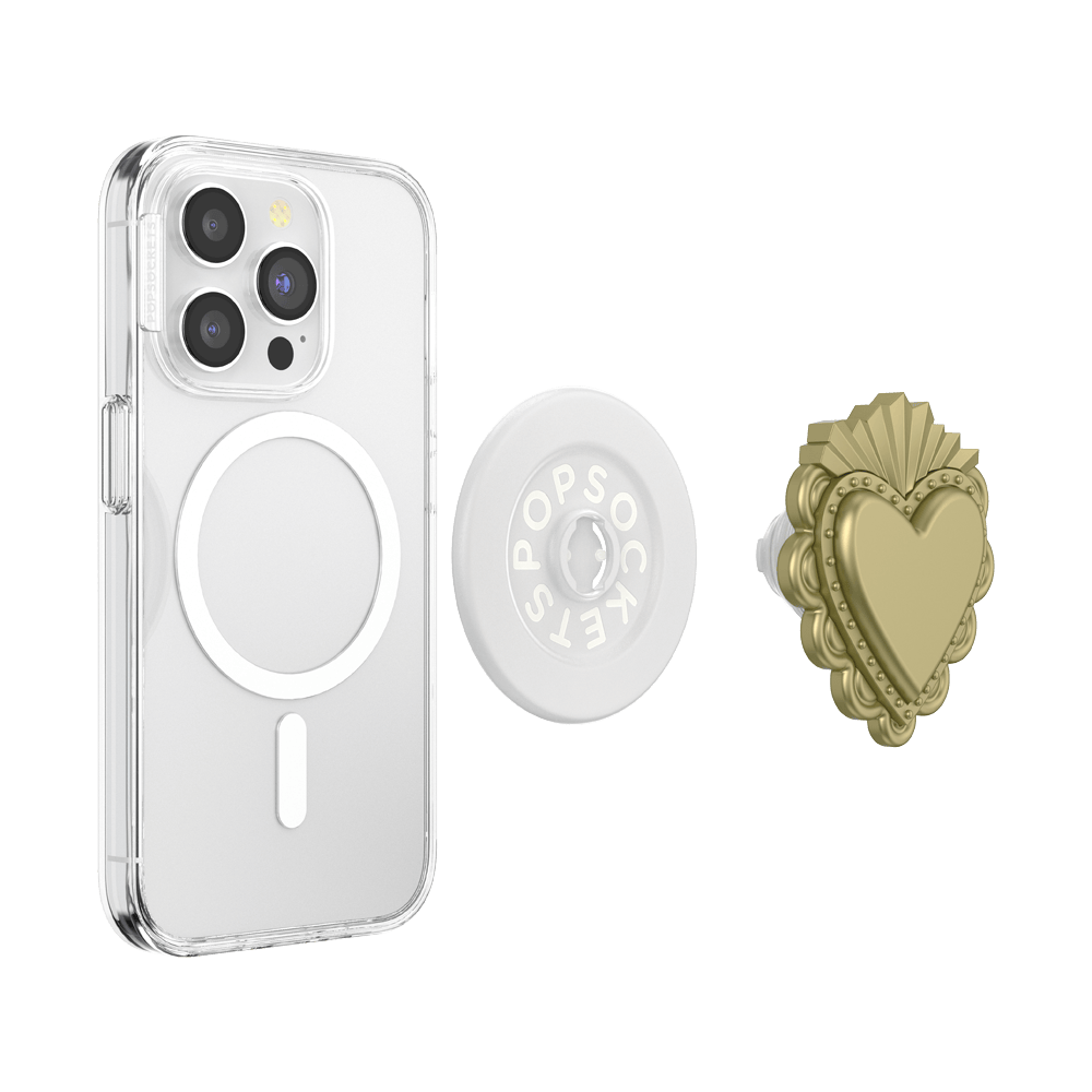 PopOut Sacred Heart Gold — MagSafe PopGrip - US 16465