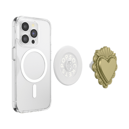 PopOut Sacred Heart Gold — MagSafe PopGrip - US 16465