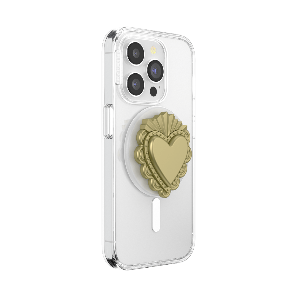 PopOut Sacred Heart Gold — MagSafe PopGrip - US 38617