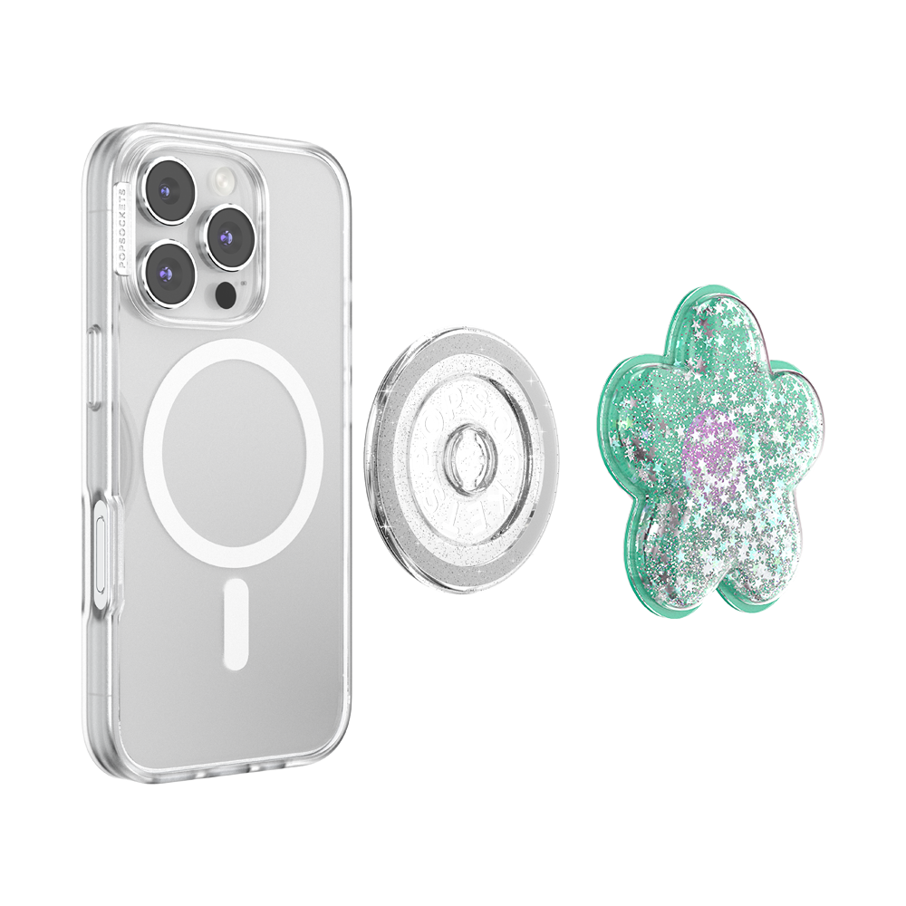 Tidepool Squishy Daisy Turquoise — MagSafe PopGrip - US 57678