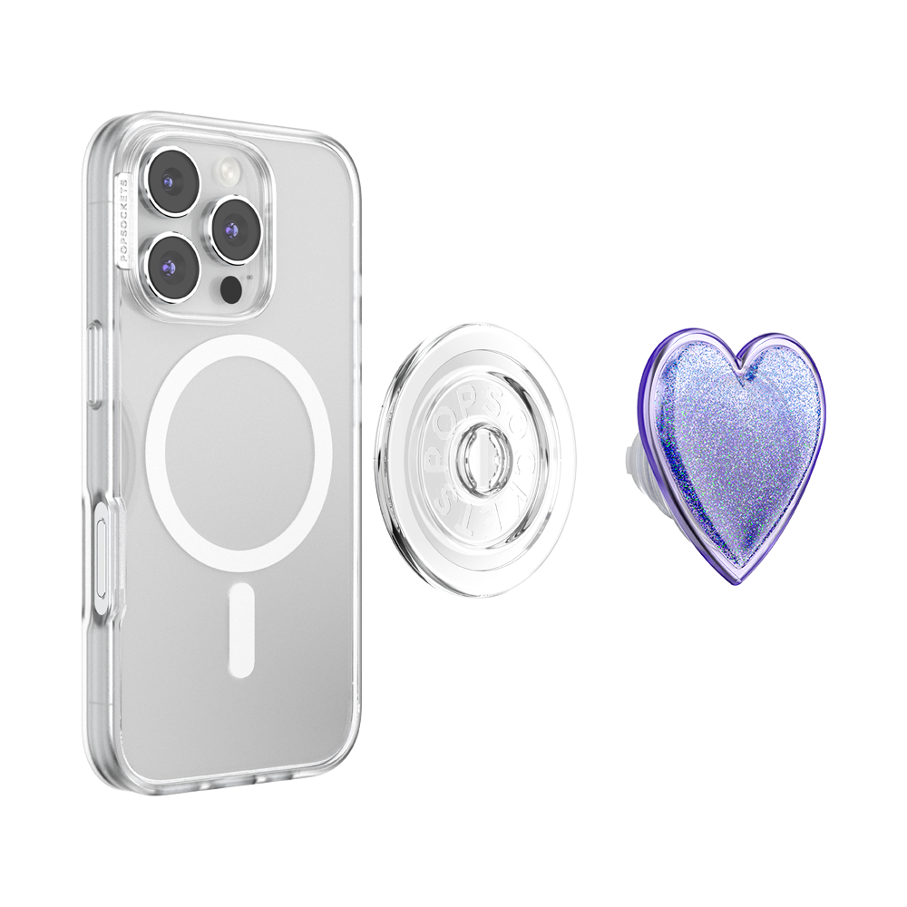 Tidepool Squishy Heart Lavender — MagSafe PopGrip - US 36701