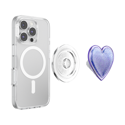 Tidepool Squishy Heart Lavender — MagSafe PopGrip - US 87174