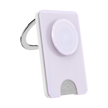 Opalescent White — MagSafe Kick-Out PopWallet+ & Stand - US 02008