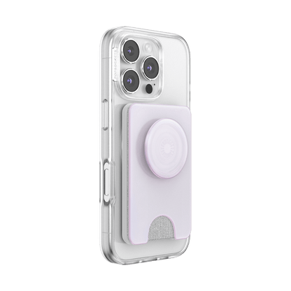 Opalescent White — MagSafe Kick-Out PopWallet+ & Stand - US 02008