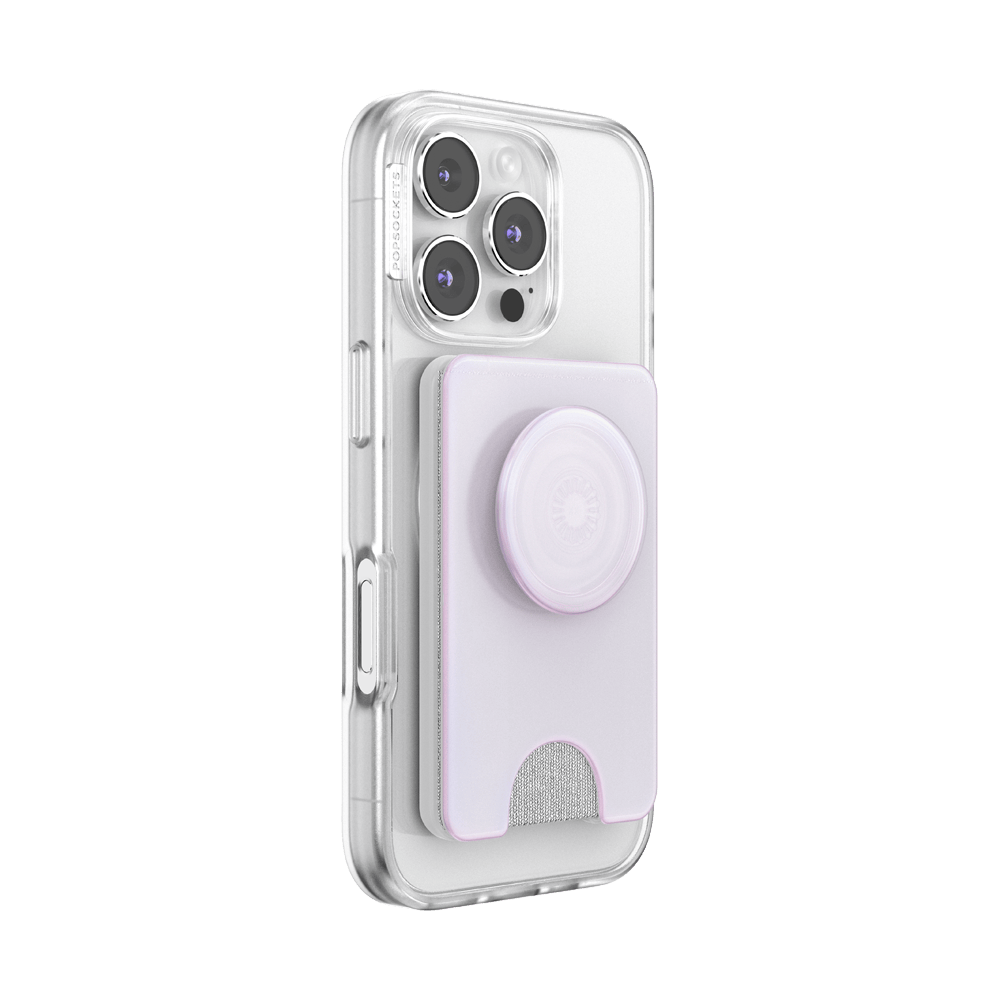 Opalescent White — MagSafe Kick-Out PopWallet+ & Stand - US 51346