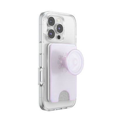 Opalescent White — MagSafe Kick-Out PopWallet+ & Stand - US 38980