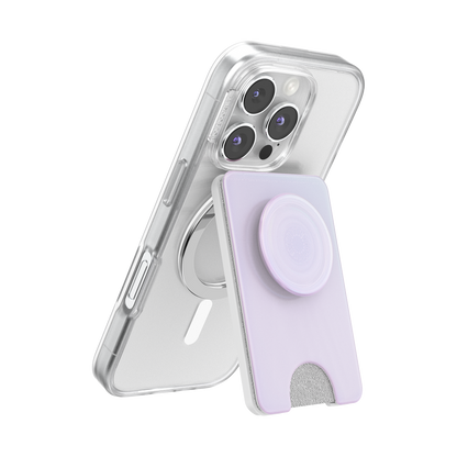 Opalescent White — MagSafe Kick-Out PopWallet+ & Stand - US 07105